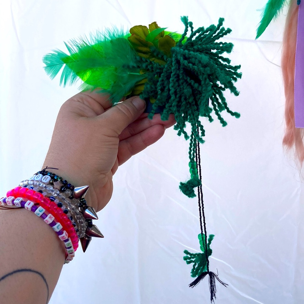 Handmade fey style hair clip